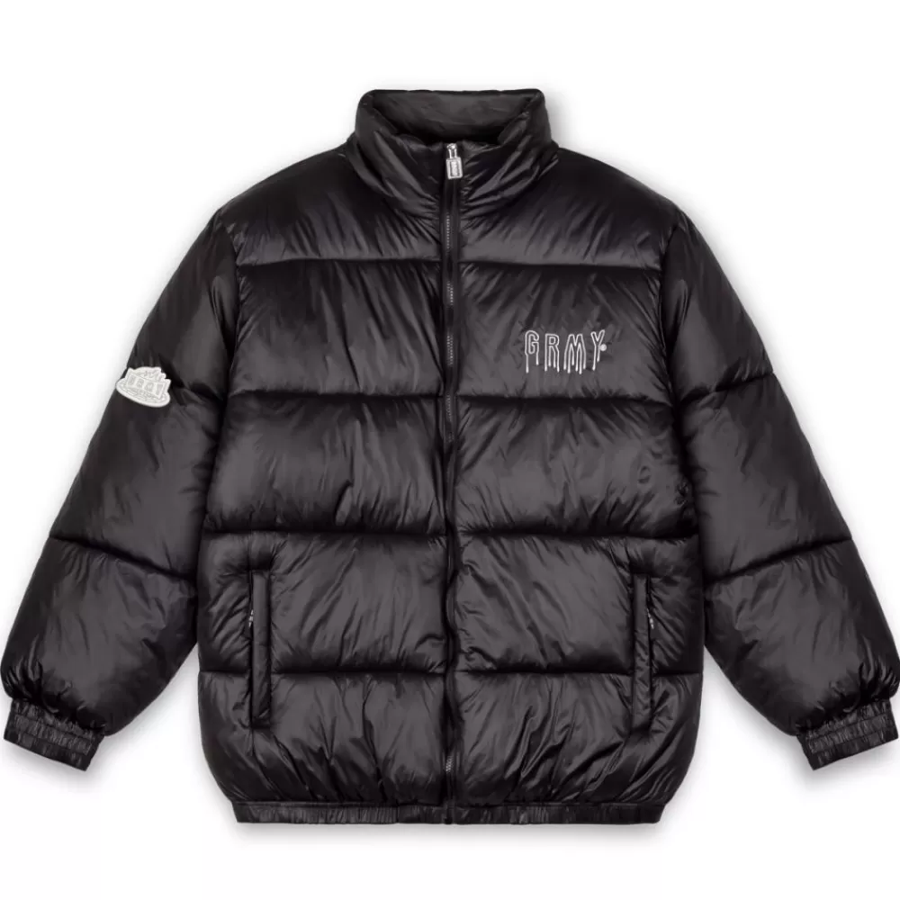 Grimey Abrigo Back At You Puffer - Black | Fw23 Hot