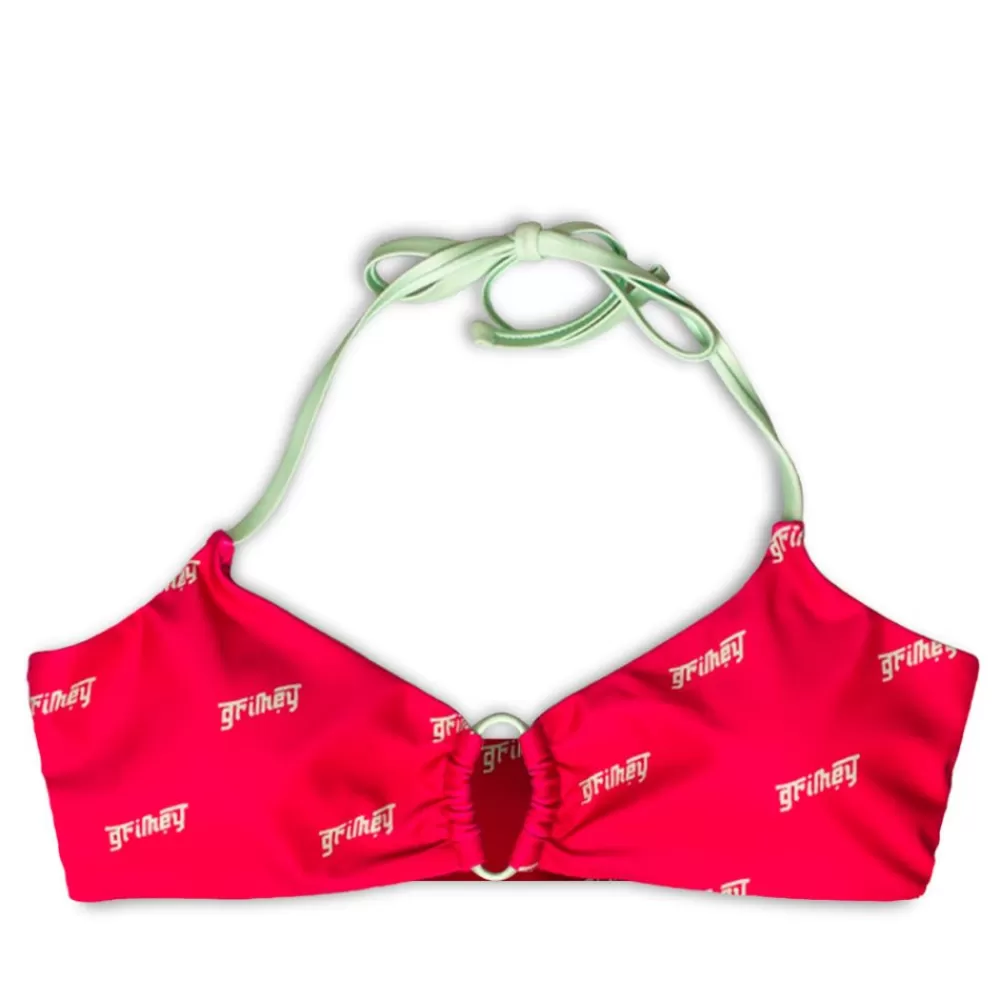 Grimey Banador Yanga Bikini Top Ss20 Red Clearance