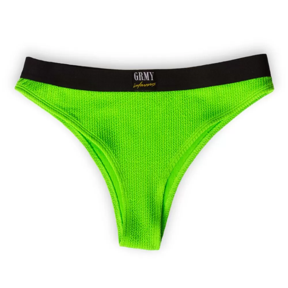 Grimey Banador Ultimate Summer Bikini Bottom Ss19 Lime Hot