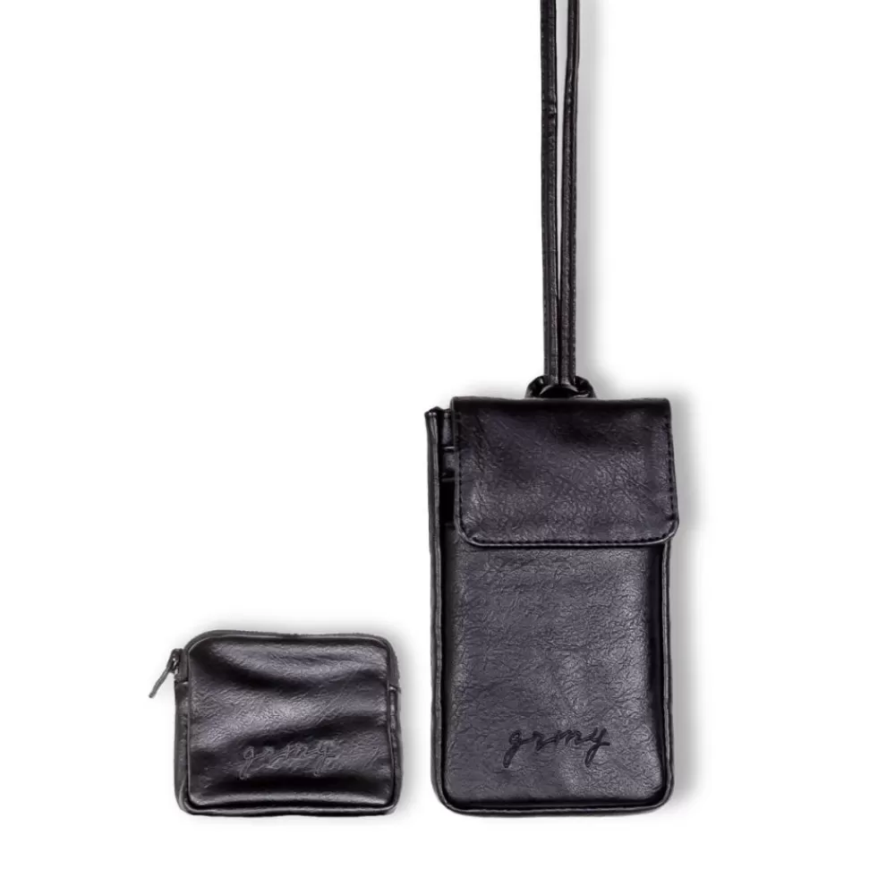 Grimey Bolsito "I Am" Pu Leather | Fall 22 - Black Hot