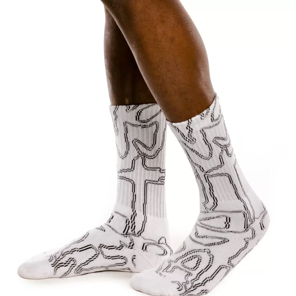 Grimey Calcetines "Strange Fruit" - White | Spring 21 Sale