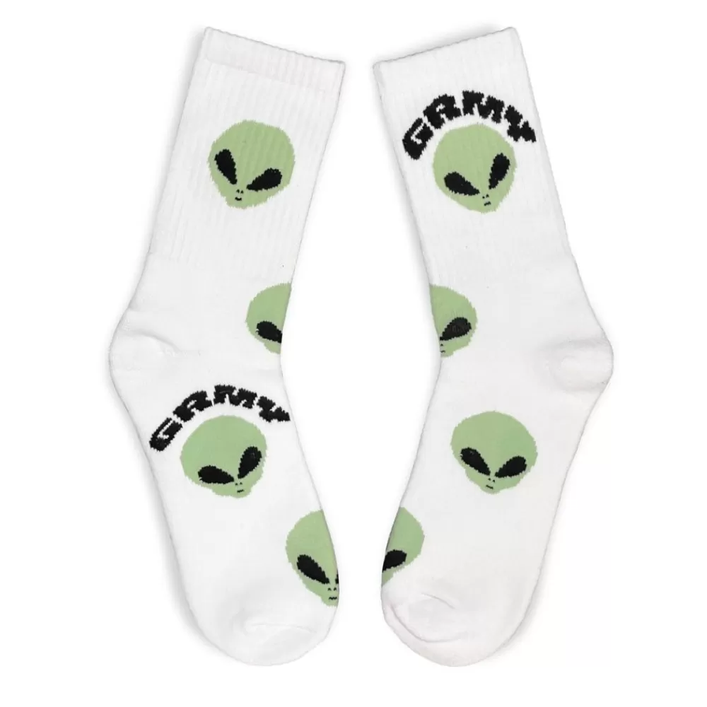 Grimey Calcetines Ufollow - White | Spring 23 Best Sale