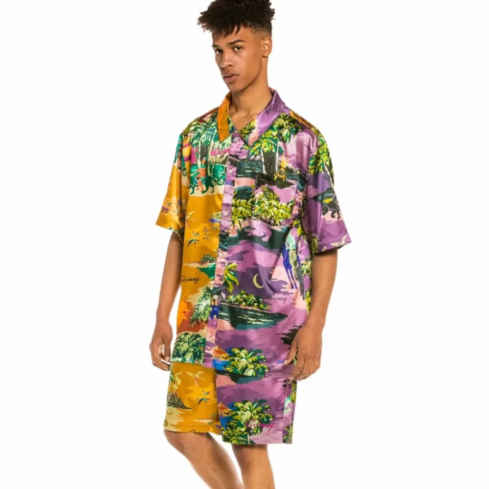 Grimey Camisa "Ocean Gateways" Button Up - Multicolor | Summer 22 Flash Sale