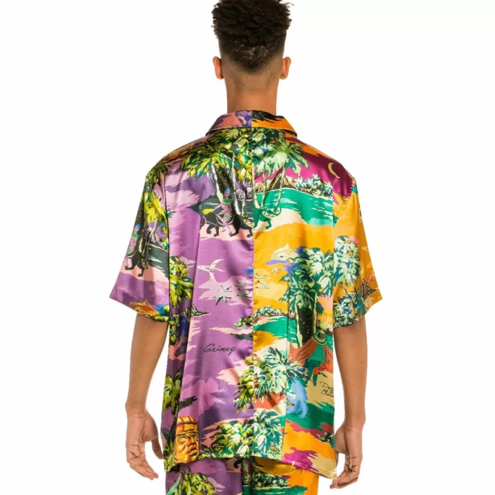 Grimey Camisa "Ocean Gateways" Button Up - Multicolor | Summer 22 Flash Sale