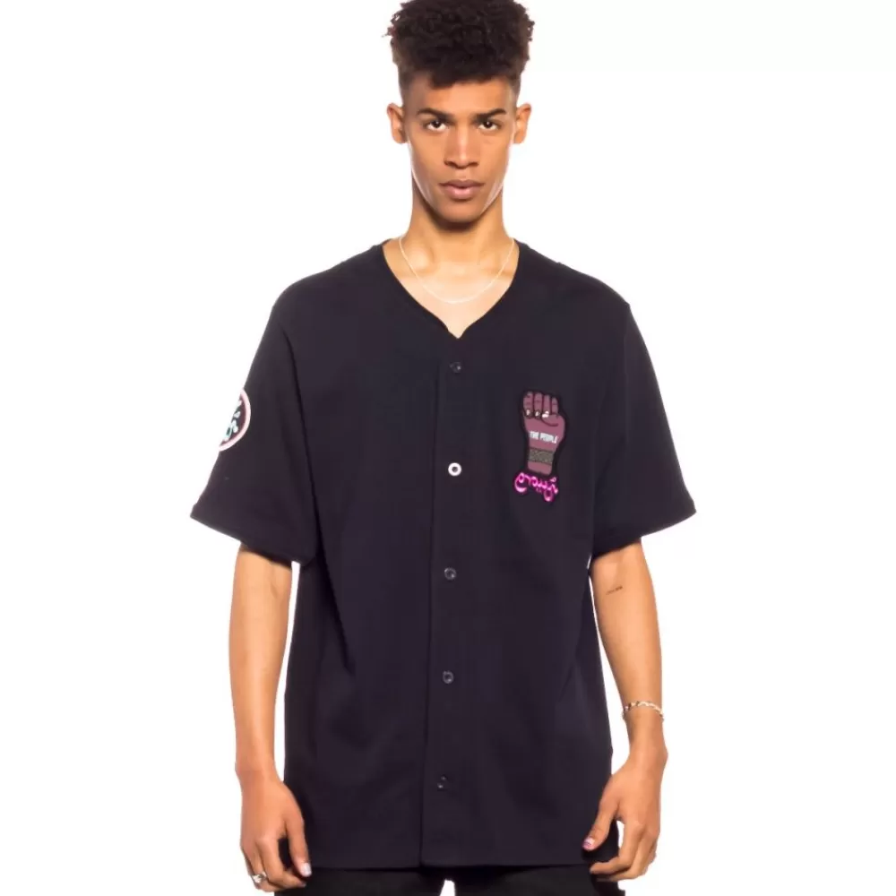 Grimey Camiseta De Baseball Day Dreamer - Black | Spring 22 Online