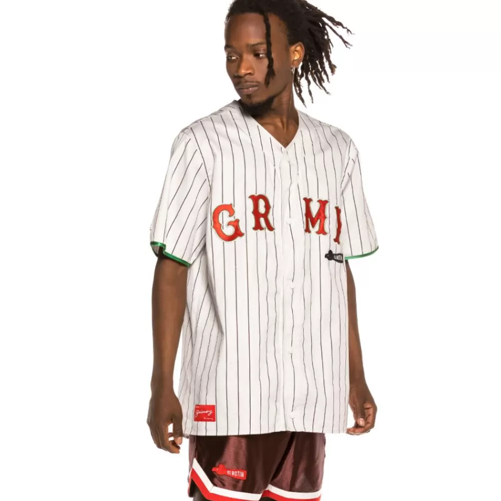 Grimey Camiseta De Baseball "The Loot - El Botin" - White | Spring 21 Cheap