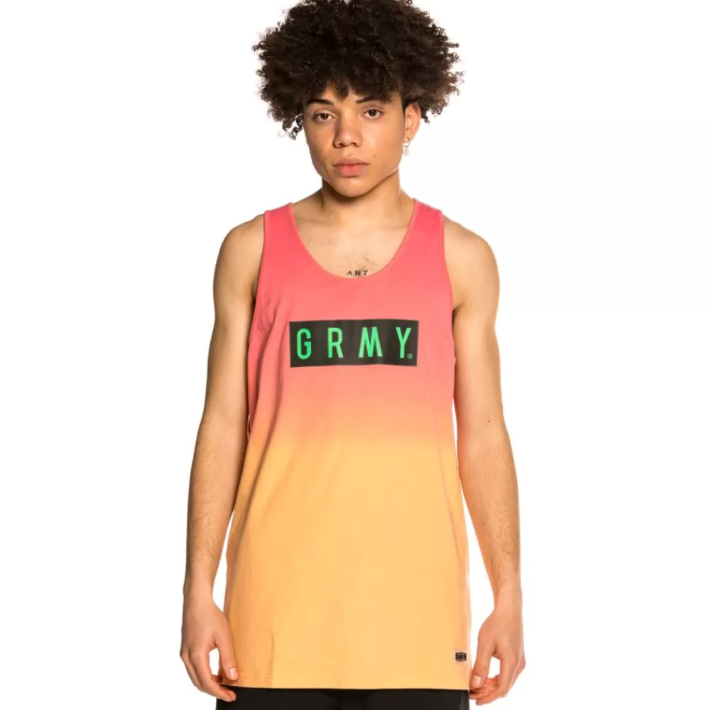 Grimey Camiseta De Tirantes "Frenzy Gradient" - Pink | Summer 21 Cheap