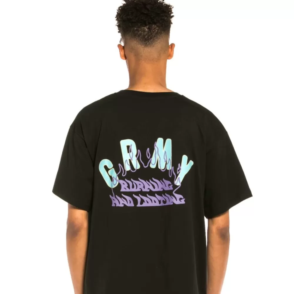 Grimey Camiseta "Burn The Fire" - Black | Summer 22 Cheap