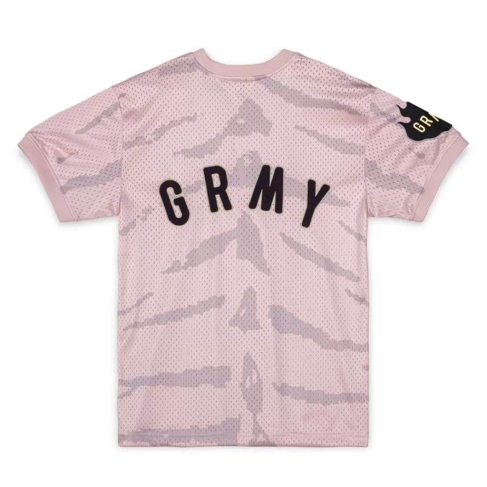 Grimey Camiseta Cloven Tongues All Over Print Mesh - Cream | Summer 23 Sale
