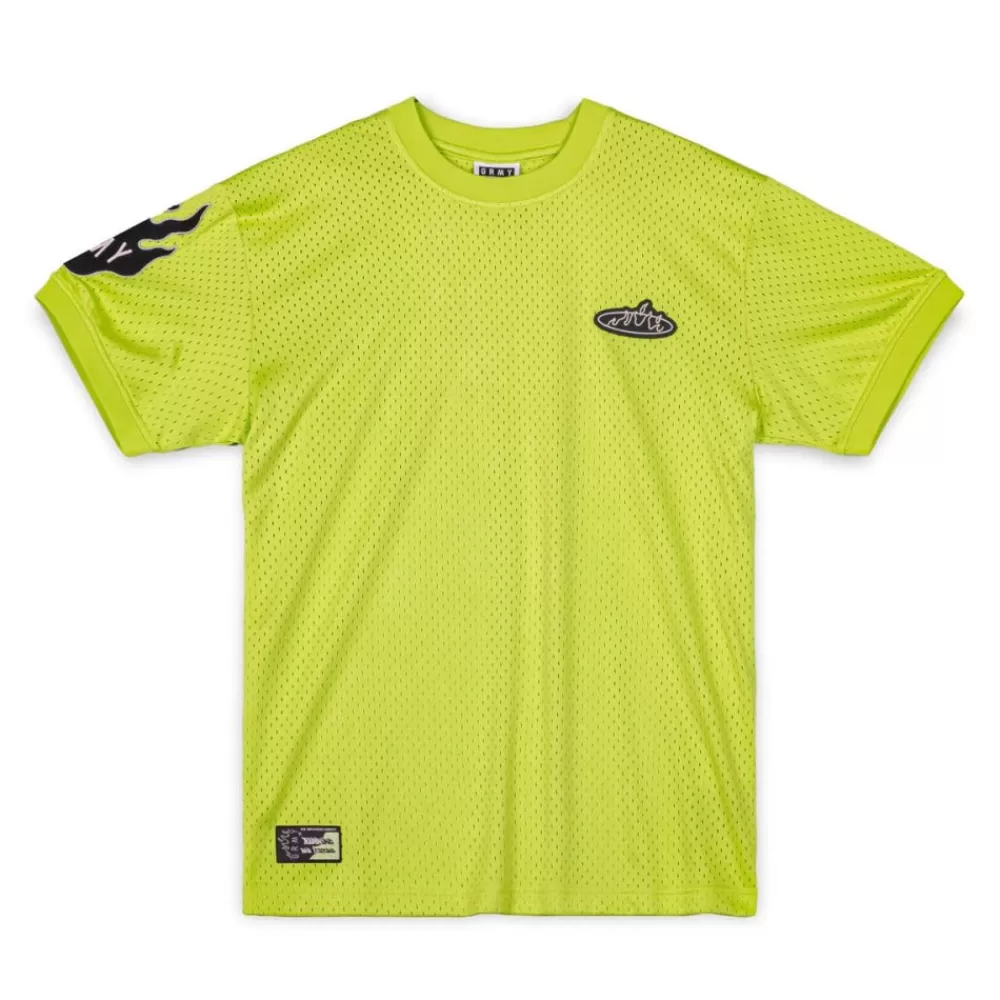 Grimey Camiseta Cloven Tongues Mesh - Fluor Lime | Summer 23 Flash Sale