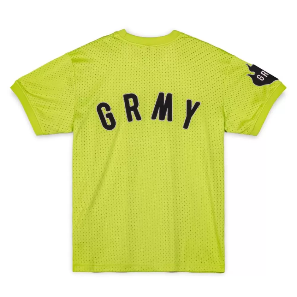 Grimey Camiseta Cloven Tongues Mesh - Fluor Lime | Summer 23 Flash Sale
