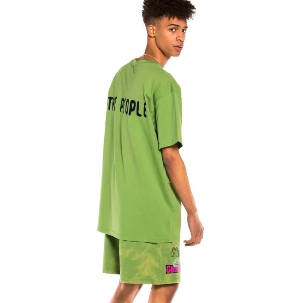 Grimey Camiseta "Day Dreamer People" - Green | Spring 22 Outlet