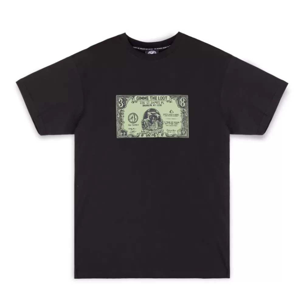 Grimey Camiseta Dime Sack Regular - Black | Spring 23 Clearance