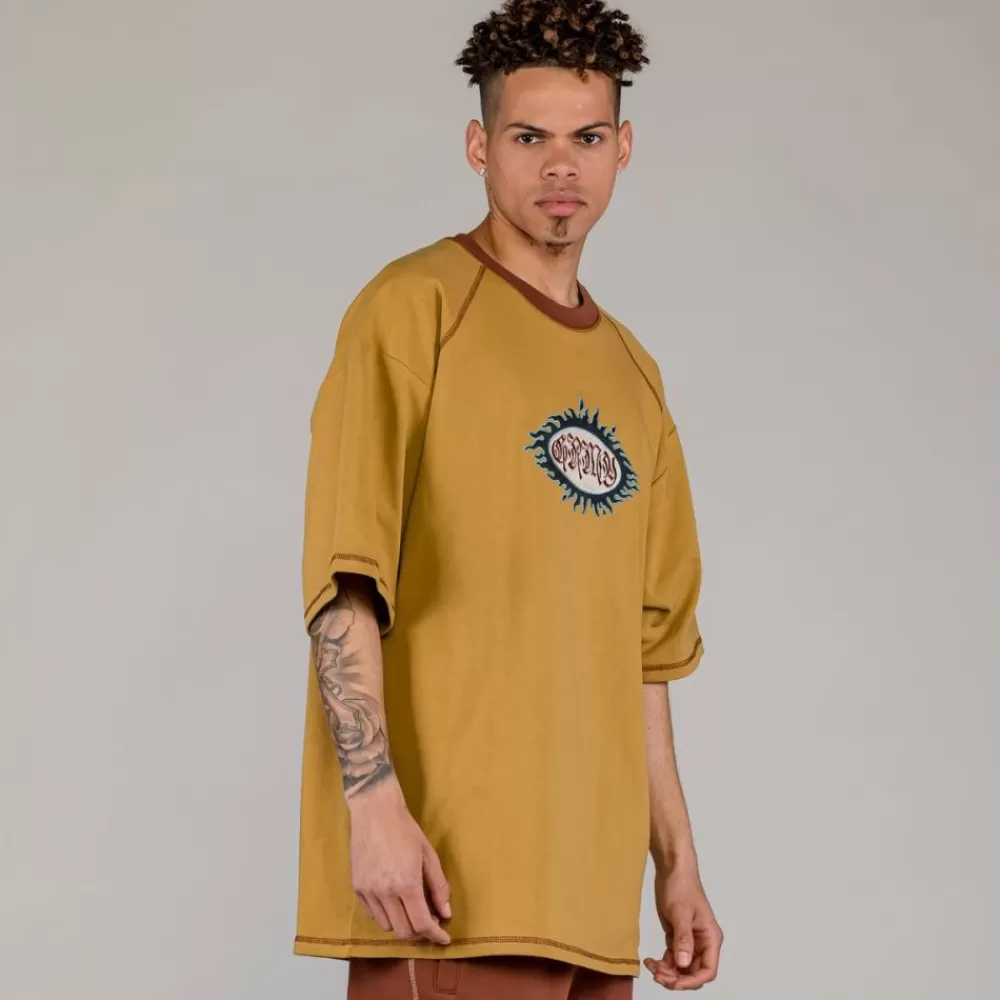 Grimey Camiseta Fire Route Oversized - Brown | Spring 23 Sale