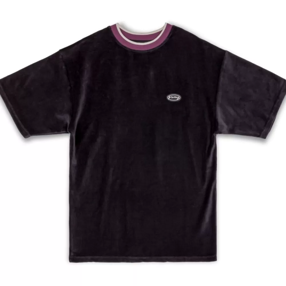 Grimey Camiseta "Iam" Velvet - Black | Fall 22 Online