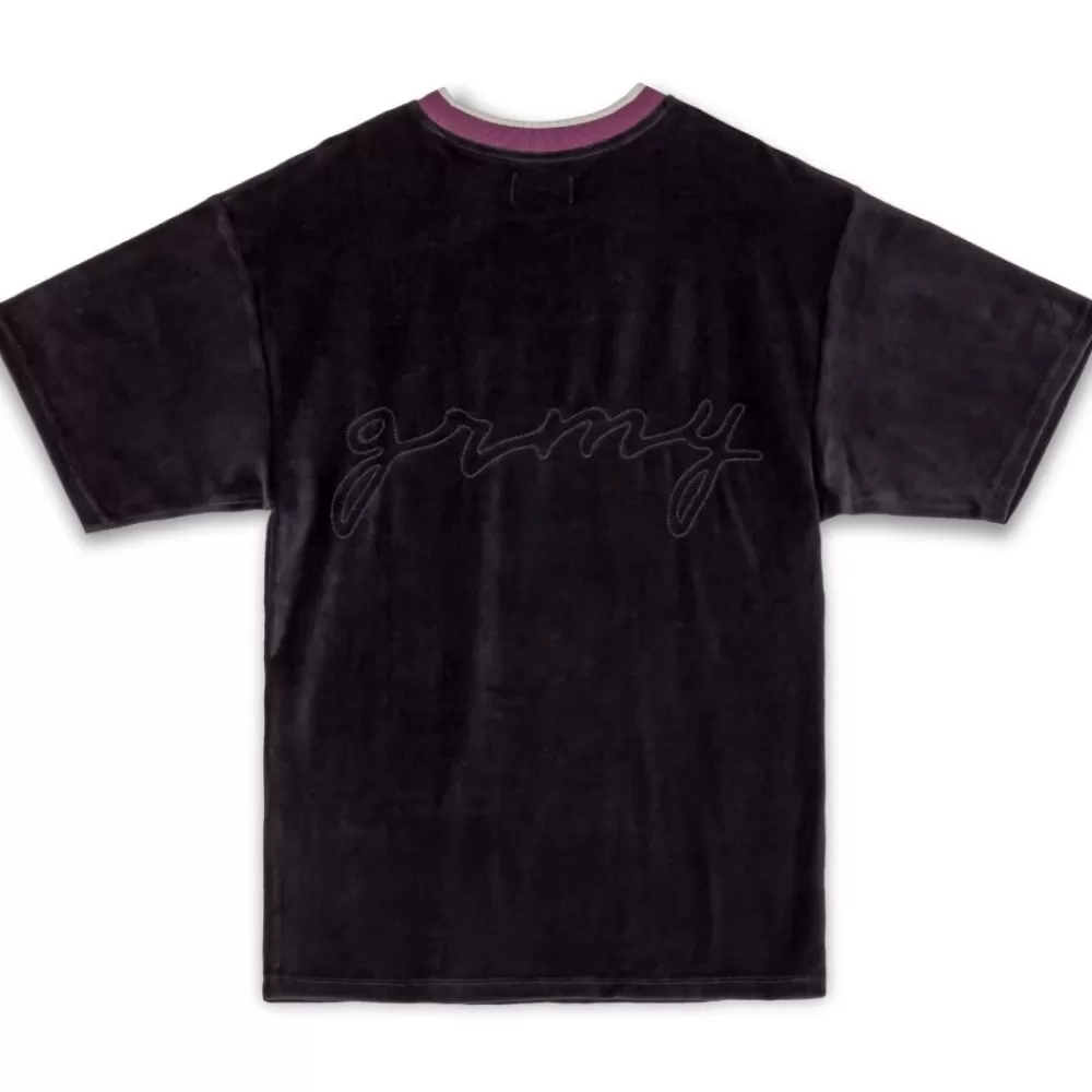 Grimey Camiseta "Iam" Velvet - Black | Fall 22 Online