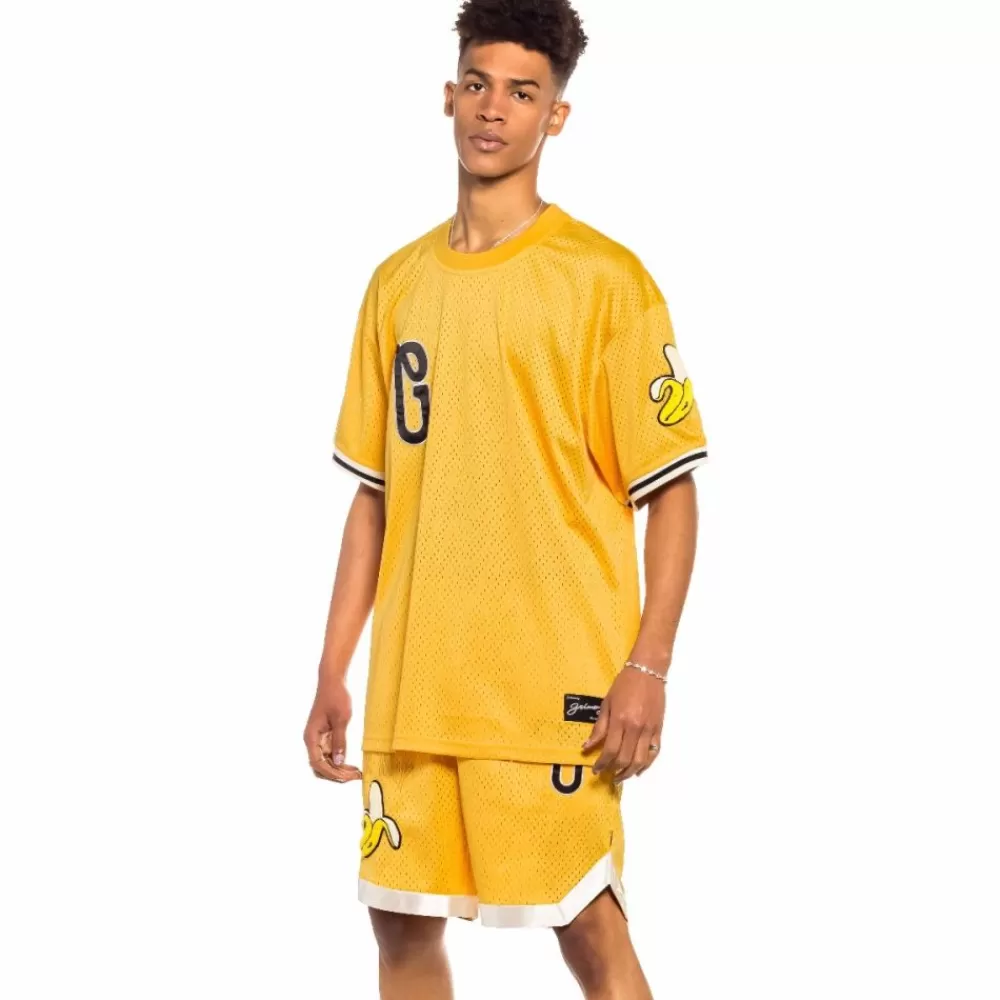 Grimey Camiseta "Jungle Punch" Mesh - Yellow | Spring 22 Store