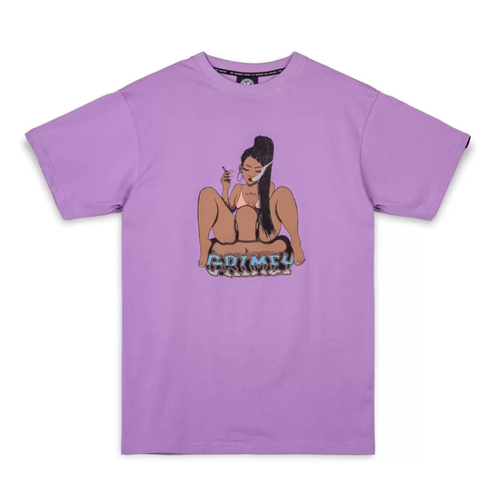 Grimey Camiseta La Mujer - Lila | Primavera 23 Store