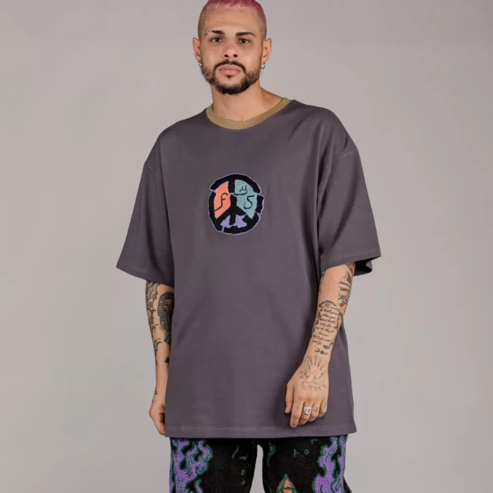 Grimey Camiseta "Lost Boys" Tie & Dye Heavyweight - Anthracite | Winter 22 Store