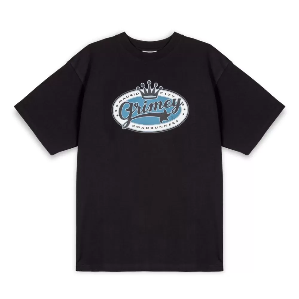 Grimey Camiseta Madrid Oversized Heavyweight - Black | Fw23 Cheap