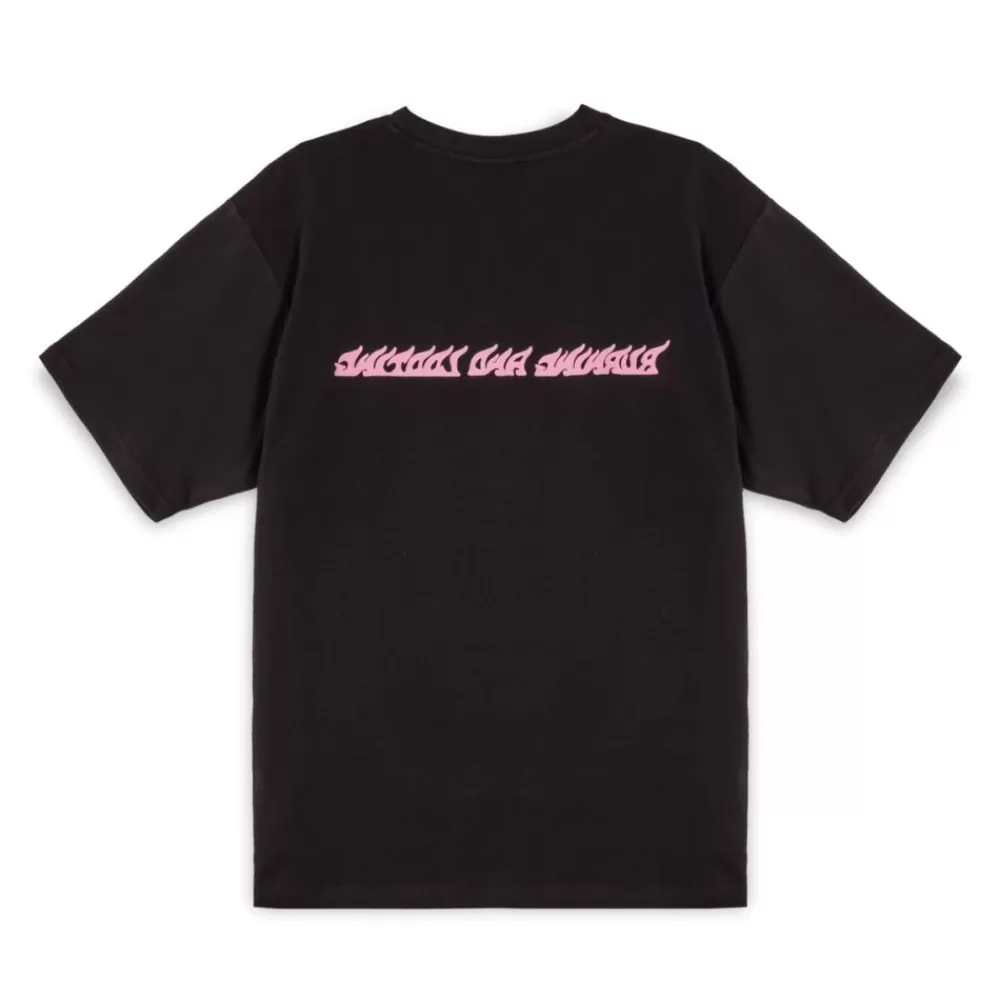 Grimey Camiseta Melted Stone Oversized - Black | Fw23 Cheap