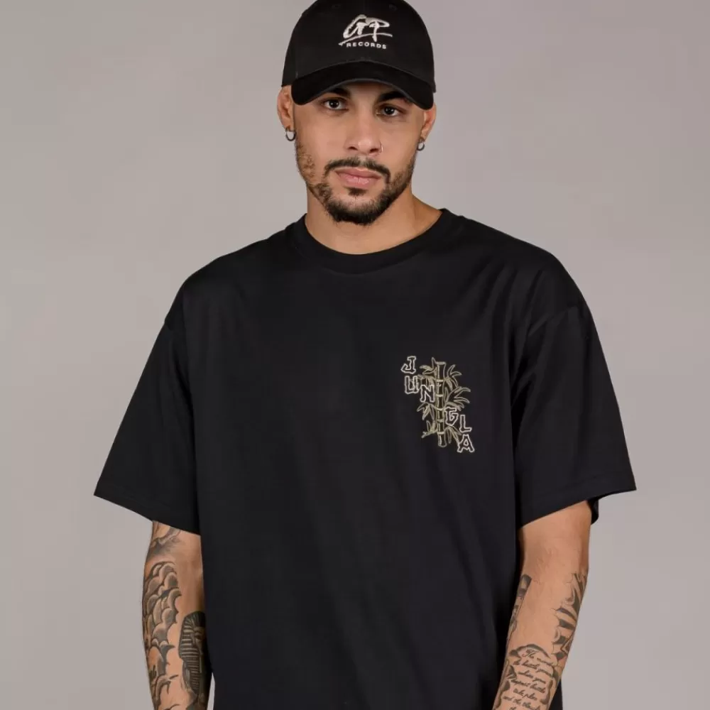 Grimey Camiseta "Pasion Gamberra (Gp X Grmy) Jungla" - Black | Fall 22 Sale