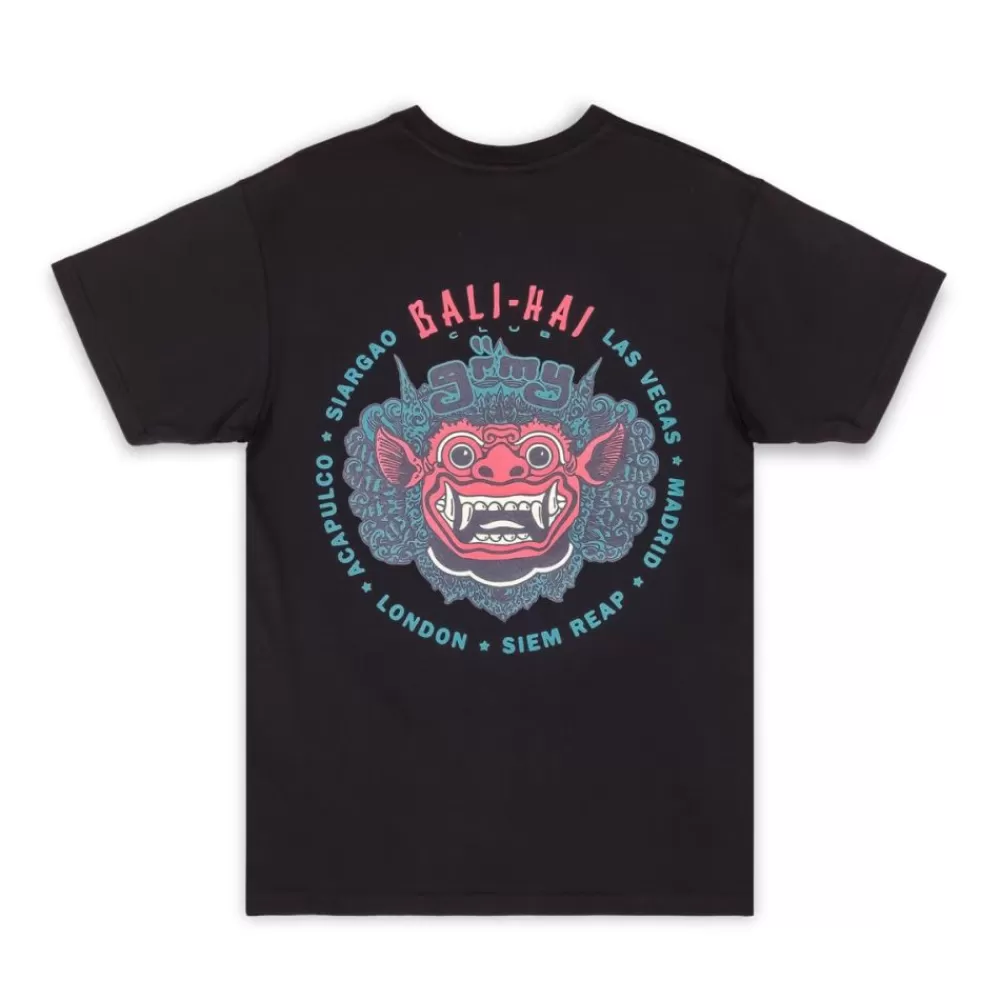 Grimey Camiseta The Bali-Hai Regular - Black | Spring 23 Outlet