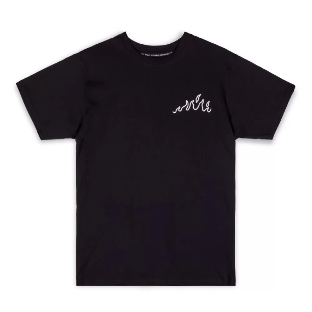 Grimey Camiseta The Burn Away Tee - Black | Winter 22 Sale