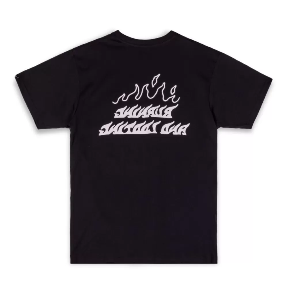 Grimey Camiseta The Burn Away Tee - Black | Winter 22 Sale