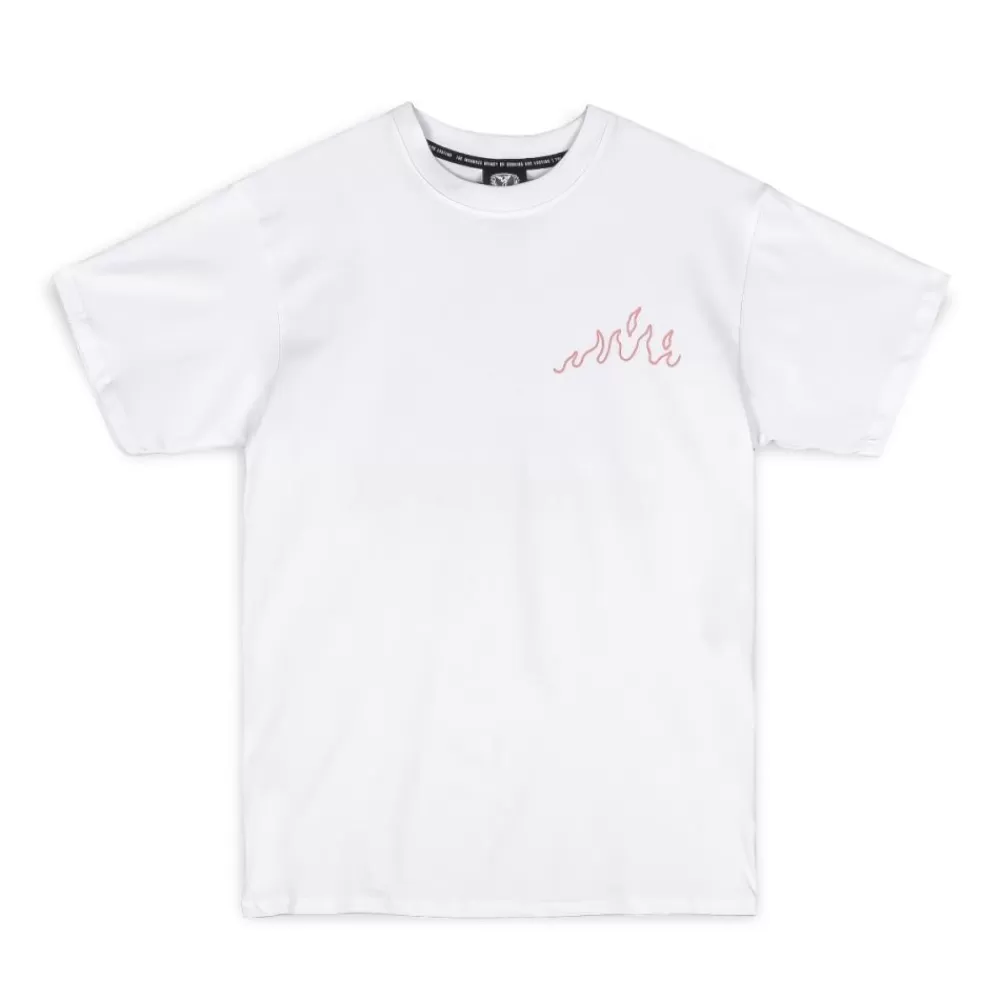 Grimey Camiseta The Burn Away Tee - White | Winter 22 Sale