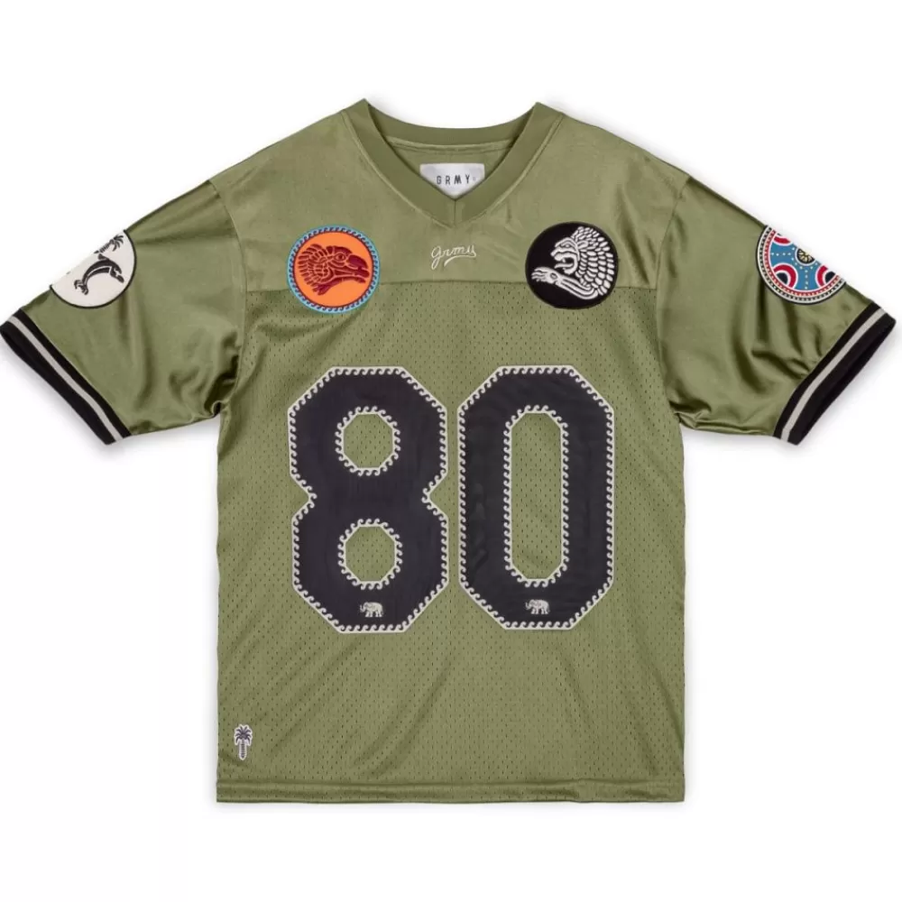 Grimey Camiseta The Clout Mesh Football - Green | Spring 23 Fashion