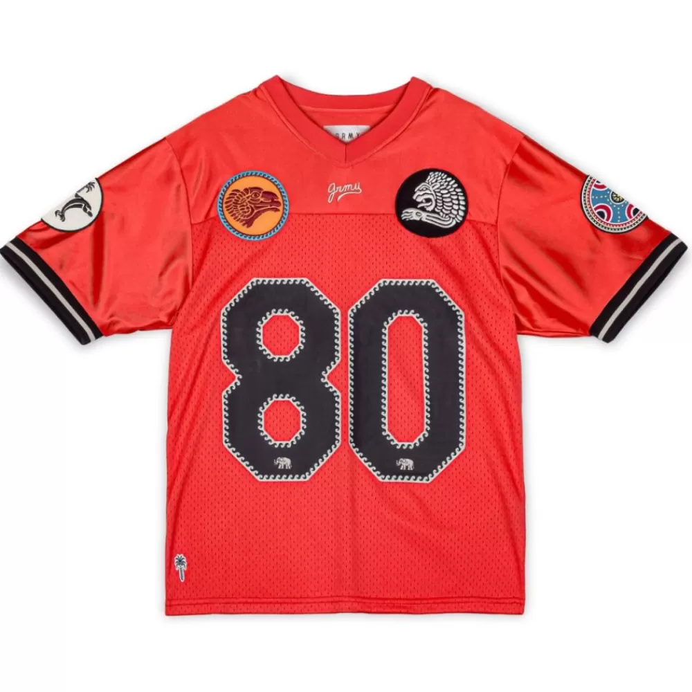 Grimey Camiseta The Clout Mesh Football - Red | Spring 23 Cheap