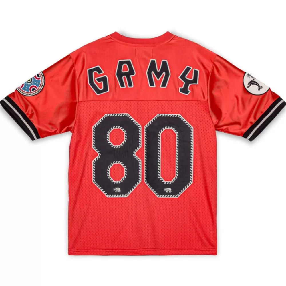 Grimey Camiseta The Clout Mesh Football - Red | Spring 23 Cheap