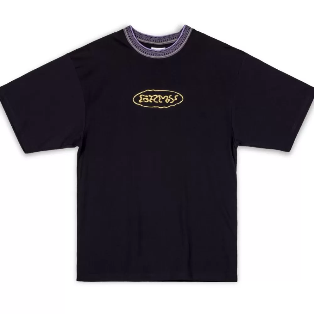 Grimey Camiseta Ufollow Oversized - Black | Spring 23 Outlet