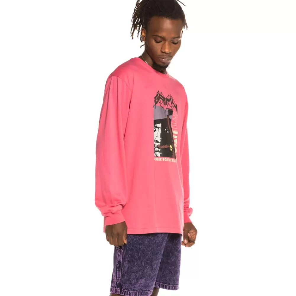 Grimey Camiseta Manga Larga "Liveution Magic 4 Resistance" Ls - Pink | Spring 21 Clearance