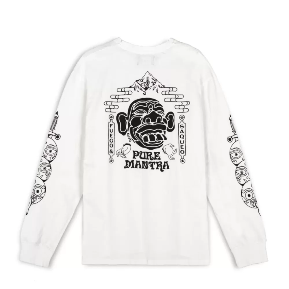 Grimey Camiseta Manga Larga "Lust Mantra" - White | Fall 22 New