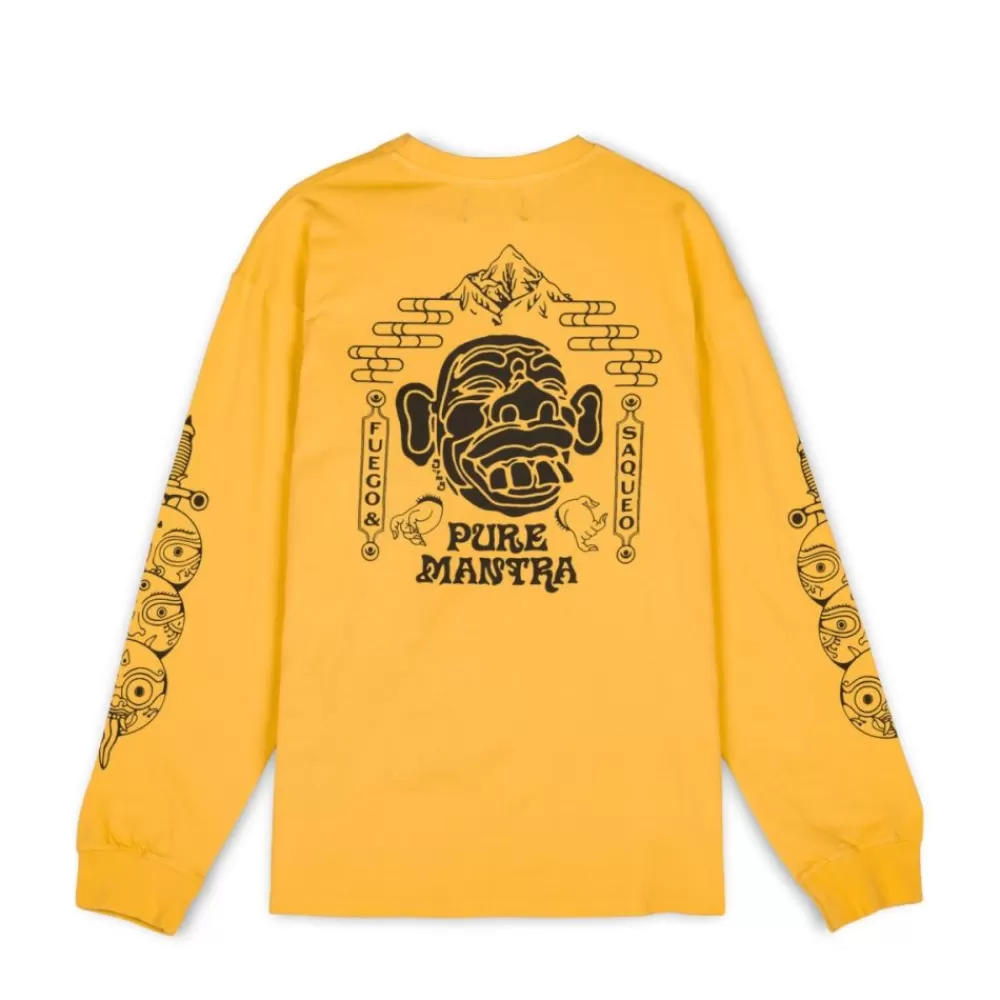 Grimey Camiseta Manga Larga "Lust Mantra" - Yellow | Fall 22 Fashion