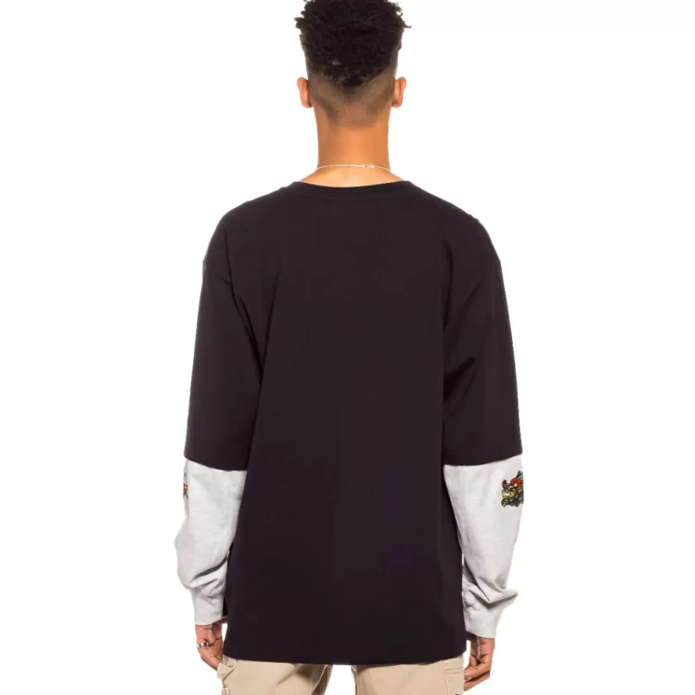 Grimey Camiseta Manga Larga Nine Winds Ls - Black | Spring 22 Shop