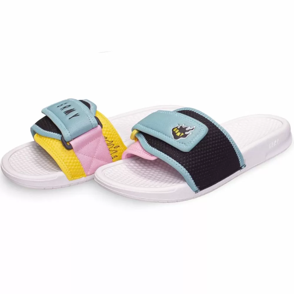 Grimey Chanclas "Trespass" - Multicolor | Summer 22 Clearance