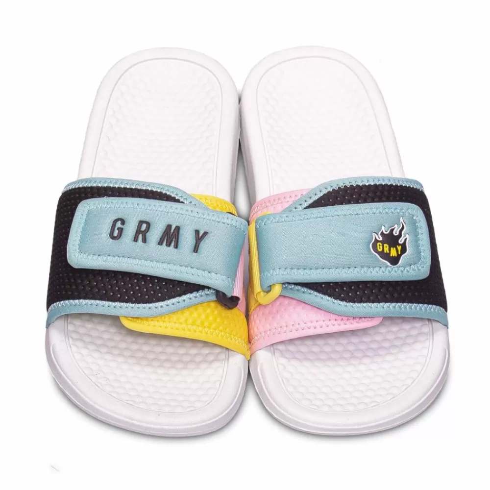 Grimey Chanclas "Trespass" - Multicolor | Summer 22 Clearance