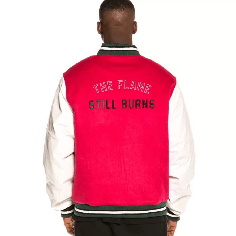 Grimey Chaqueta Baseball Yoga Fire Fw20 Red Online