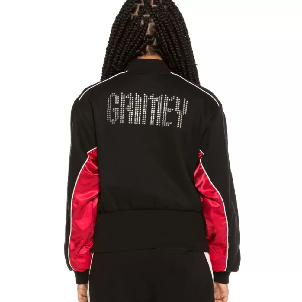 Grimey Chaqueta Bomber Chica Walking Trophy Ss19 Black Sale