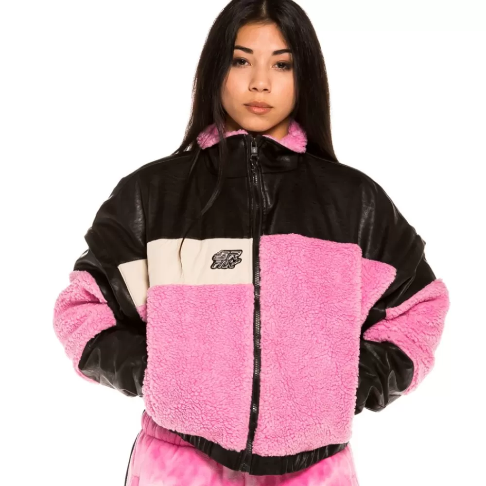 Grimey Chaqueta Chica "Space Lady" Detachable - Pink | Winter 21 Discount