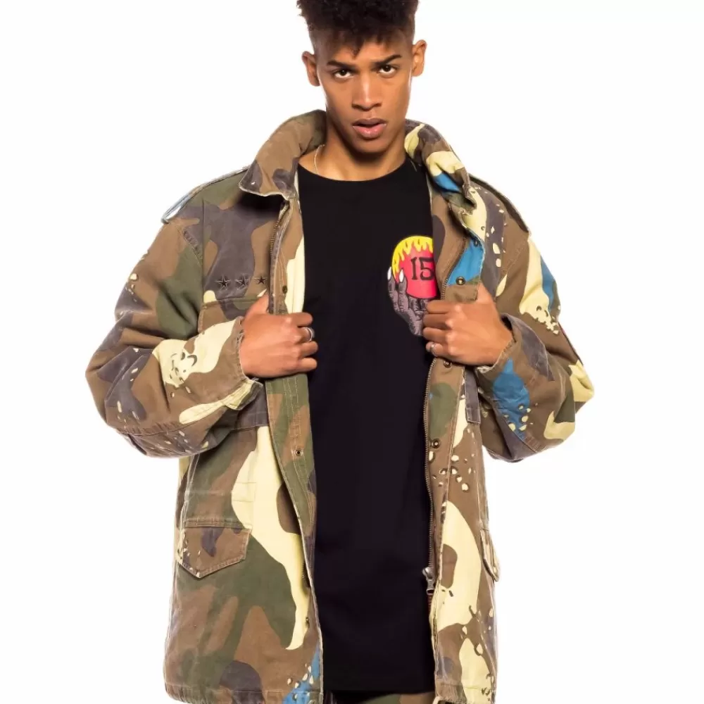 Grimey Chaqueta Glorified Field - Camo | Spring 22 Discount