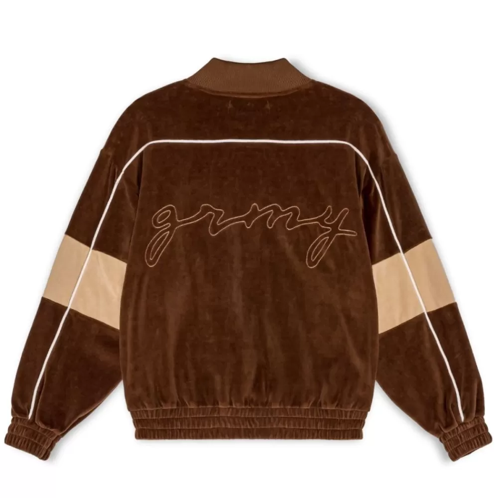 Grimey Chaqueta "Iam" Velvet Tj - Brown | Fall 22 Store