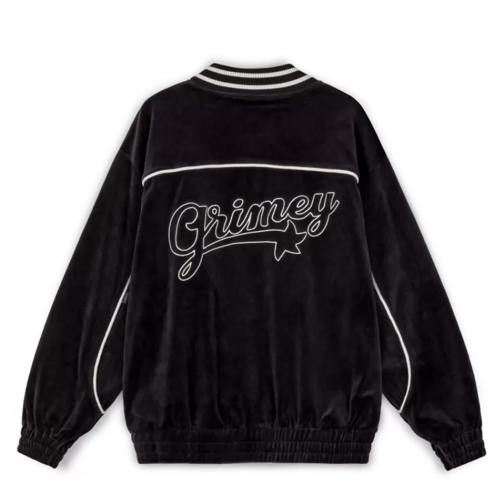 Grimey Chaqueta Madrid Velvet - Black | Fw23 Shop