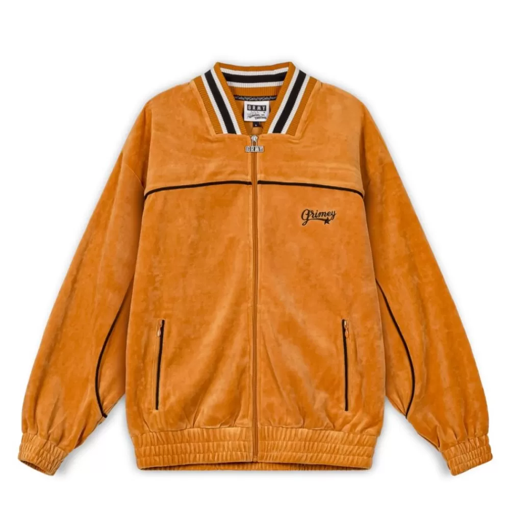 Grimey Chaqueta Madrid Velvet - Orange | Fw23 Best Sale