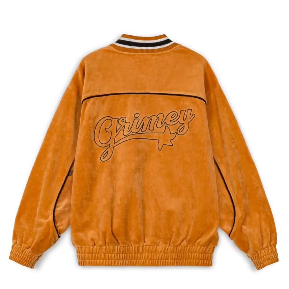 Grimey Chaqueta Madrid Velvet - Orange | Fw23 Best Sale