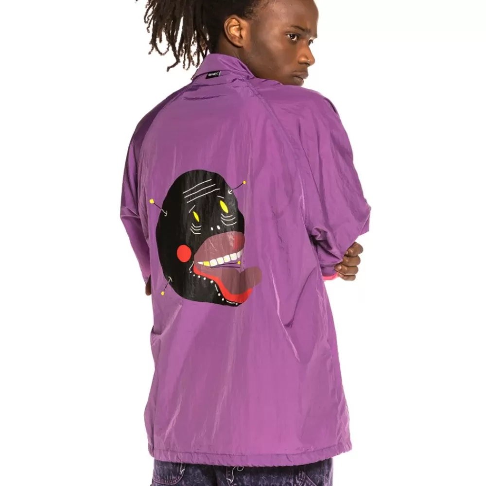 Grimey Chaqueta Manga Corta "Liveution" - Purple | Spring 21 Cheap