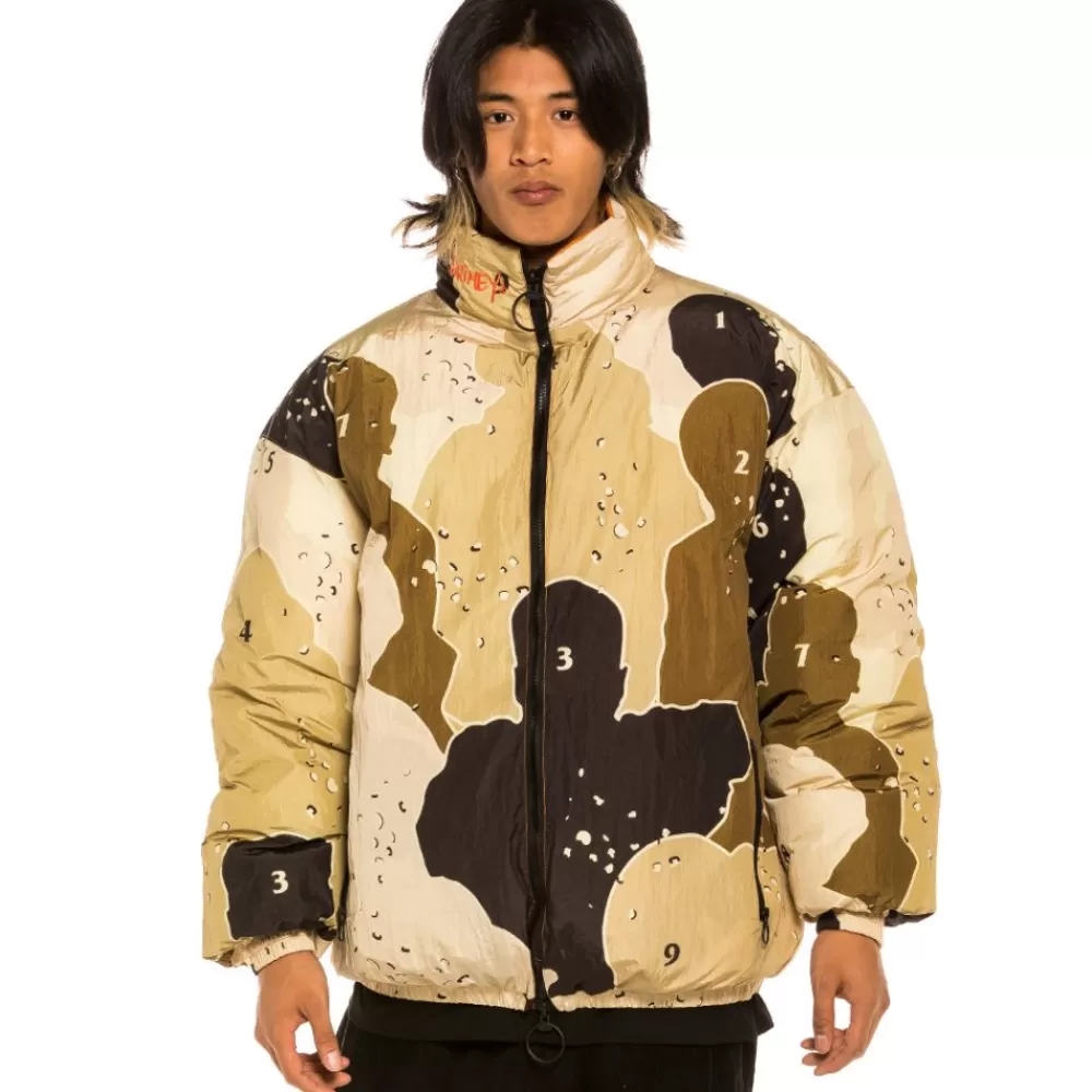 Grimey Chaqueta Puffy Reversible "Gem Cutting" - Brick | Fall 21 Best